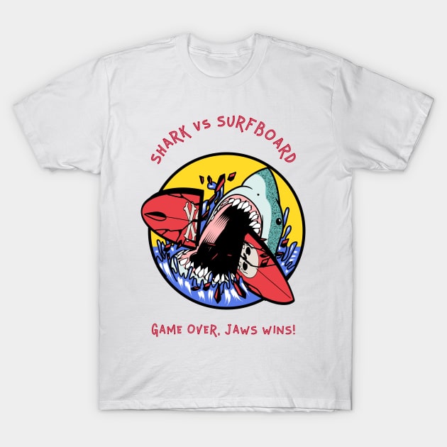 Shark attack T-Shirt by JiggyChimp